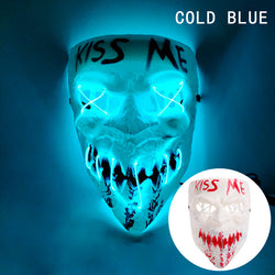 The Purge 3 Kiss Me Election Year Resin Cosplay Mask Light-up Mask