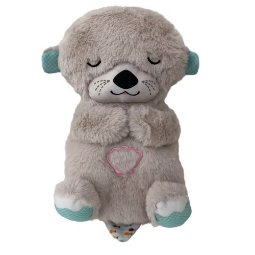 Musical Breathing Teddy with Glowing Heart