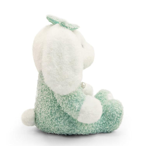 Drop-eared Bunny with Bow Tie Plush Toy Bedroom Ornament