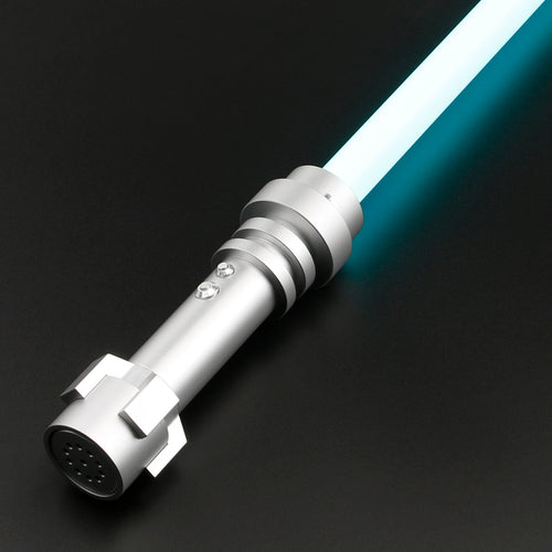 E20 Mini Brick Smooth Swing Lightsaber Heavy Dueling Blade Metal Hilt Cosplay Jedi Laser Sword