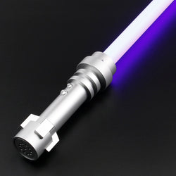 E20 Mini Brick Smooth Swing Lightsaber Heavy Dueling Blade Metal Hilt Cosplay Jedi Laser Sword