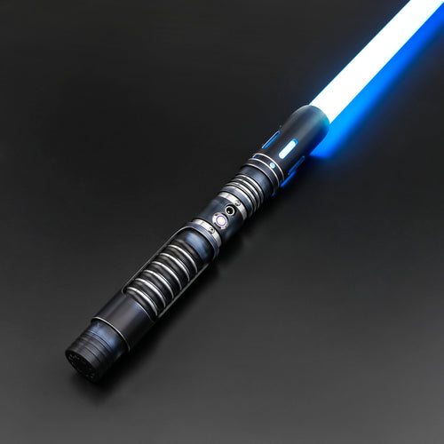 E22  RGB VOID Smooth Pixel Lightsaber 12 Light Colors and 16 Sets Soundfonts Metal Hilt PC Blade