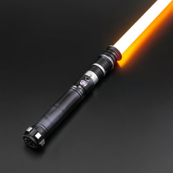 E11 Smooth Swing Lightsaber Metal Hilt Heavy Dueling 12 Colors Changing Blaster Cosplay Toys