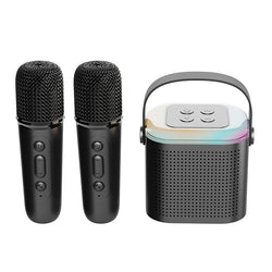 Microphone Karaoke Machine Portable Bluetooth 5.3 PA Speaker System Family Singing Machine