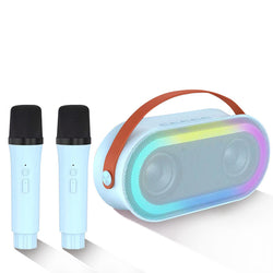 Portable Mini Karaoke Machine Bluetooth Karaoke Speaker with Lights