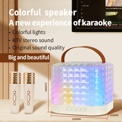 X6 High-Power Bluetooth Karaoke System with Wireless Microphone