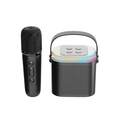 Microphone Karaoke Machine Portable Bluetooth 5.3 PA Speaker System Family Singing Machine