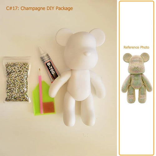 DIY Diamond Painting Bear Ornaments Full Drill Crystal Rhinestone Painting