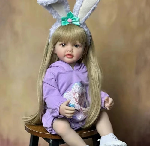 55 Cm Body Glue Washable Simulation Reborn Doll