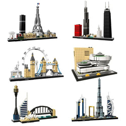 Architecture City Building Blocks Kit Bricks Classic City Model Kid Toys