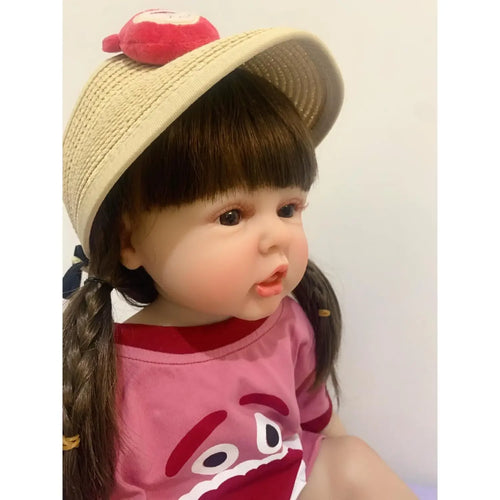 55 Cm Body Glue Washable Simulation Reborn Doll