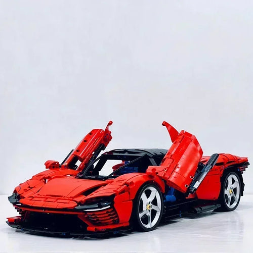 Car Model Bricks NEW Technical Compatible 42143 Ferraried Daytona SP3 Supercar Building Blocks