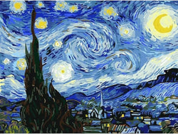 Starry Night Diamond Painting Kits DIY 5D Kits Van Gogh Diamond Art Kit