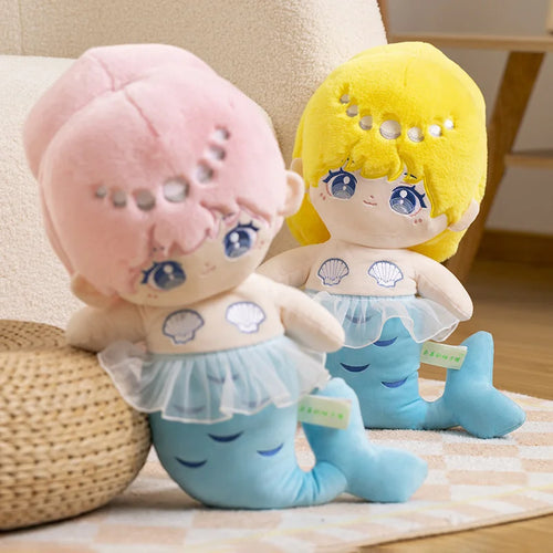 50cm Kawaii Cartoon Princess Style Mermaid Plush Toy Quality Stuffed Doll