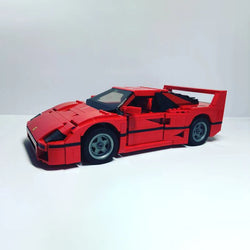 Classic Racing 10248 F40 Compatible MOC-10567 Sports Car 1158PCS Splicing Building Block