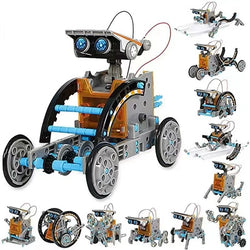 12 in 1 DIY Solar Robot Kit Building Blocks High-Tech Assemble Bricks