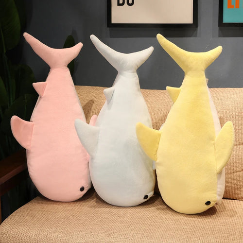 Cute Whale Plush Toy Sea Animal Blue Whale Soft Stuffed Animal Pillow 150CM