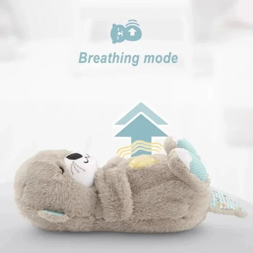 Musical Breathing Teddy with Glowing Heart