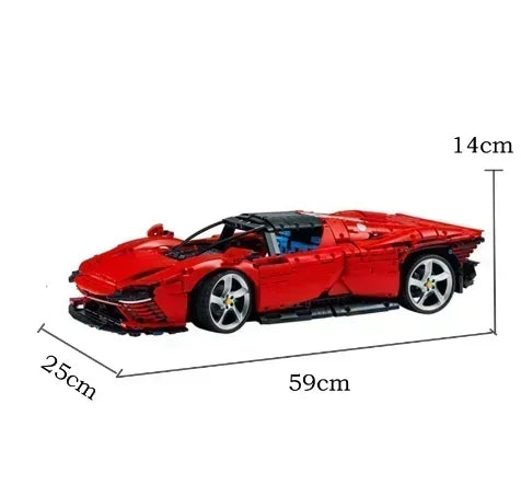 Car Model Bricks NEW Technical Compatible 42143 Ferraried Daytona SP3 Supercar Building Blocks