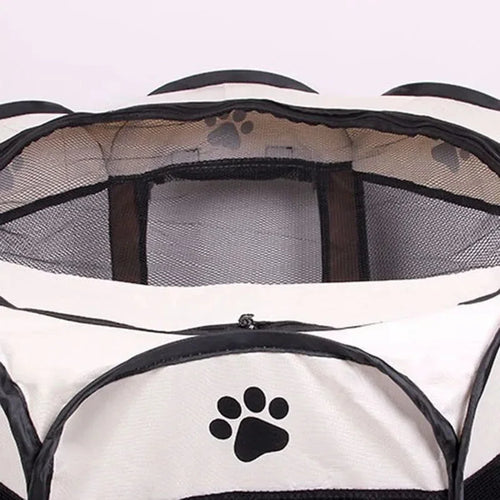 Foldable Pet Tent Octagonal Fence Puppy Shelter