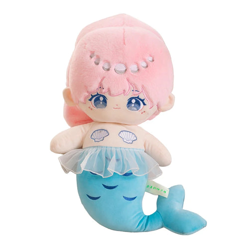 50cm Kawaii Cartoon Princess Style Mermaid Plush Toy Quality Stuffed Doll